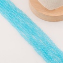 Cristal Rondelle azul claro 4mm