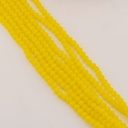 Cristal Rondelle amarillo limon 4mm