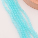 Cristal Rondelle aqua 6mm