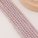 Cristal Rondelle nude 6mm