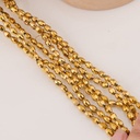 Cristal arroz Dorado 4*6mm