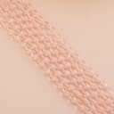 Cristal arroz cuarzo rosa traslucido 4*6mm