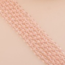 Cristal arroz cuarzo rosa traslucido 6*8mm