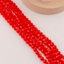 Cristal Football rojo/escarlata 6mm
