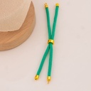 Pulsera ajustable aqua baño 18k