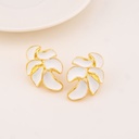 Aretes esmaltados baño 18k