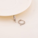 Patente de argolla 14mm en micropave