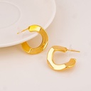 Argollas solidas baño 18k