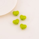 Separador de corazon verde paq 4und