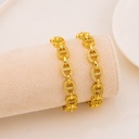 Pulsera de marca con zirconias baño 18k