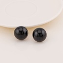 Aretes stud redondos 18mm baño 18k