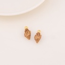 Dije caracolito esmaltado baño 18k