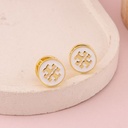 Argollas de marca esmaltadas baño 18k