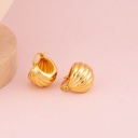 Argollas solidas baño 18k