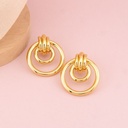 Aretes chunky baño 18k