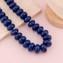 Collar donuts chunky baño 18k azul