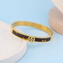 Brazalete de marca en acero inoxidable